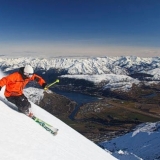 skiing